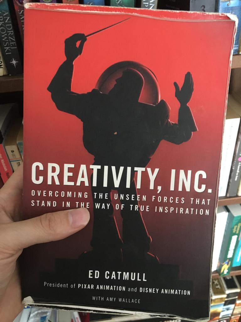 My copy of Creativity, Inc.